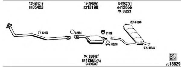 FONOS MB24203A Система выпуска ОГ