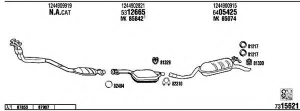 FONOS MB24210 Система выпуска ОГ