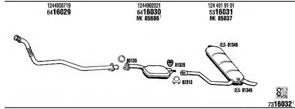 FONOS MB30319B Система выпуска ОГ