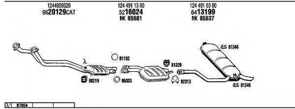 FONOS MB32001 Система выпуска ОГ