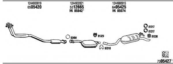 FONOS MB33709 Система выпуска ОГ