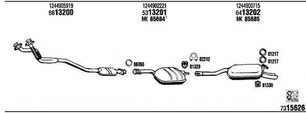 FONOS MB43311A Система выпуска ОГ