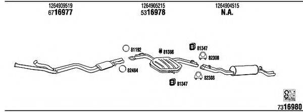FONOS MB43321 Система выпуска ОГ