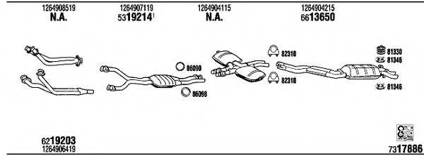 FONOS MB50006A Система выпуска ОГ