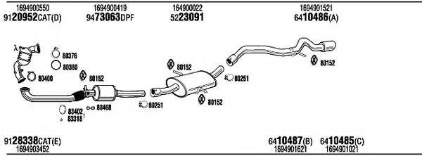 FONOS MBH18264AC Система выпуска ОГ