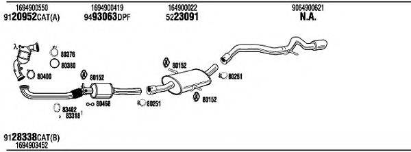 FONOS MBH18264CB Система выпуска ОГ