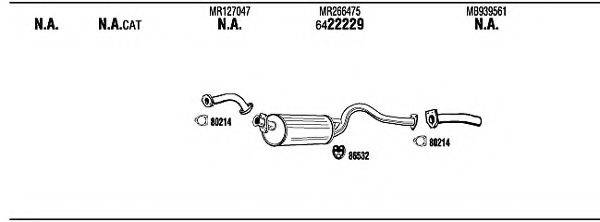 FONOS MI65566C Система выпуска ОГ