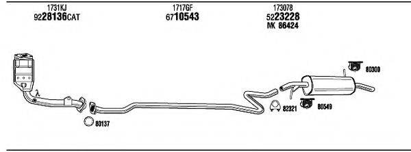 FONOS PEH19348 Система выпуска ОГ