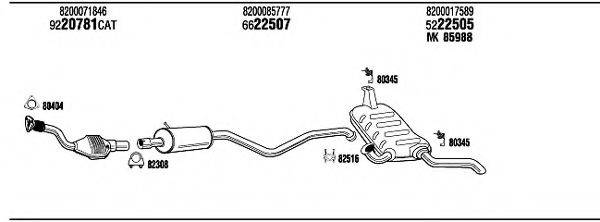 FONOS RE19521 Система выпуска ОГ