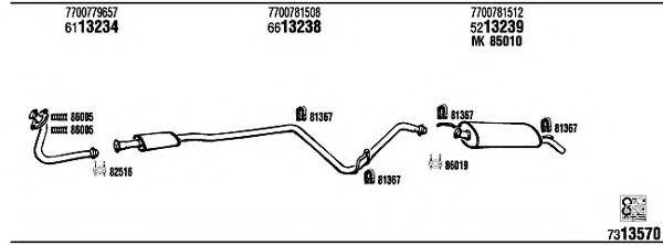 FONOS RE20130B Система выпуска ОГ