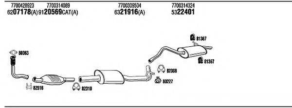 FONOS RE21061 Система выпуска ОГ