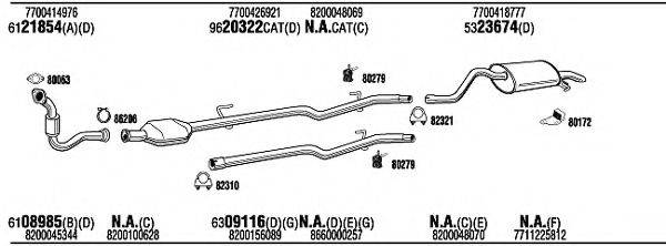 FONOS REK09044 Система выпуска ОГ