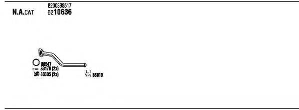 FONOS REK28769 Система выпуска ОГ