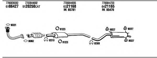 FONOS RET08413 Система выпуска ОГ