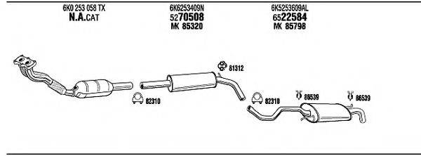 FONOS SE60126 Система выпуска ОГ