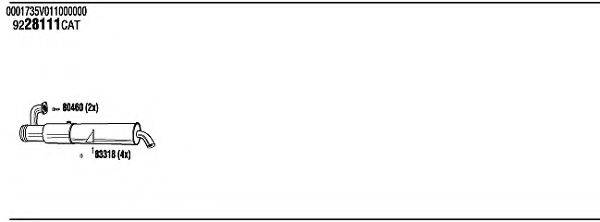 FONOS SMH17563 Система выпуска ОГ