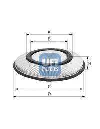 UFI 2720000 Воздушный фильтр