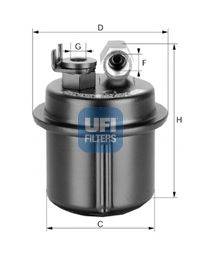 UFI 3153500 Топливный фильтр