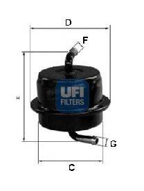 UFI 3156500 Топливный фильтр