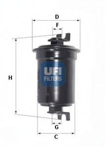 UFI 3163500 Топливный фильтр