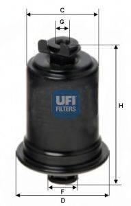 UFI 3166900 Топливный фильтр