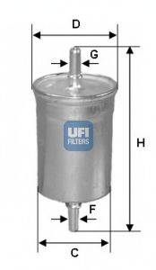 UFI 3184400 Топливный фильтр