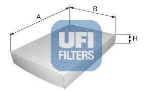 UFI 5300600 Фильтр, воздух во внутренном пространстве