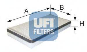 UFI 5305900 Фильтр, воздух во внутренном пространстве