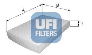 UFI 5316100 Фильтр, воздух во внутренном пространстве