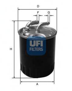 UFI 2407700 Топливный фильтр