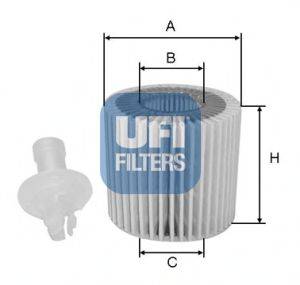 UFI 2511600 Масляный фильтр