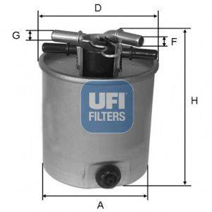 UFI 5539200 Топливный фильтр