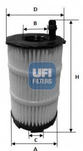 UFI 2514300 Масляный фильтр