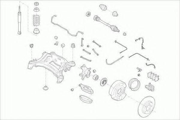 BOGE MERCECKLARB001 Рулевое управление; Подвеска колеса