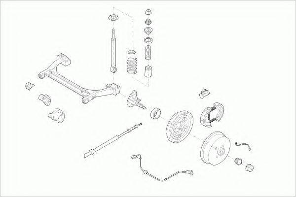 BOGE VWGOLFRB004 Рулевое управление; Подвеска колеса