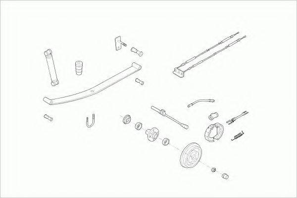 BOGE OPELCOMBORB001 Рулевое управление; Подвеска колеса