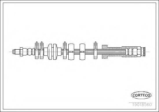 CORTECO 19018560 Тормозной шланг