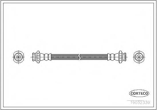 CORTECO 19032339 Тормозной шланг