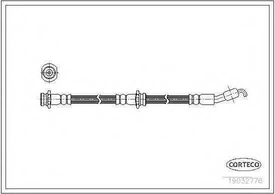 CORTECO 19032776 Тормозной шланг