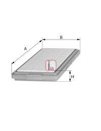 SOFIMA S3967A Воздушный фильтр