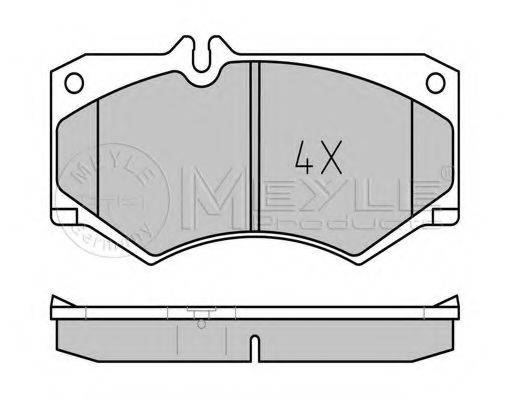 MEYLE 0252078418 Комплект тормозных колодок, дисковый тормоз