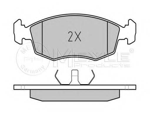 MEYLE 0252090818 Комплект тормозных колодок, дисковый тормоз