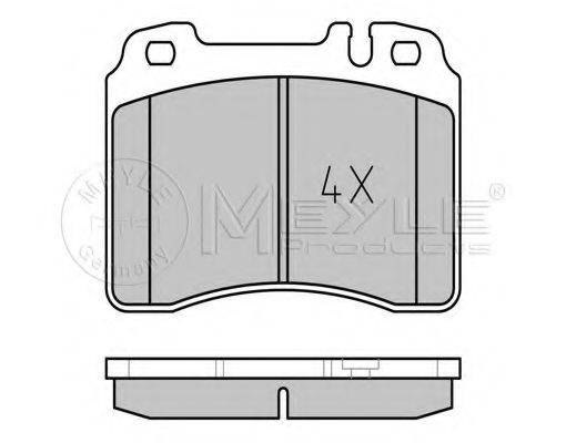 MEYLE 0252115316 Комплект тормозных колодок, дисковый тормоз