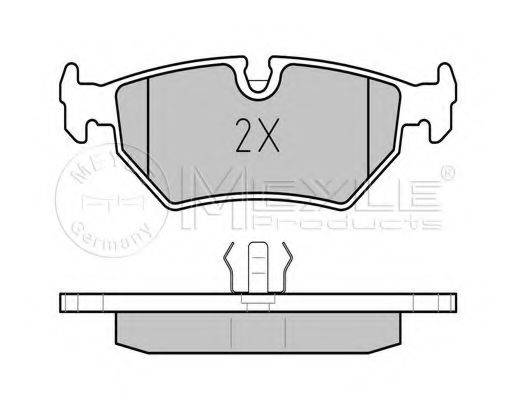 MEYLE 0252127517 Комплект тормозных колодок, дисковый тормоз