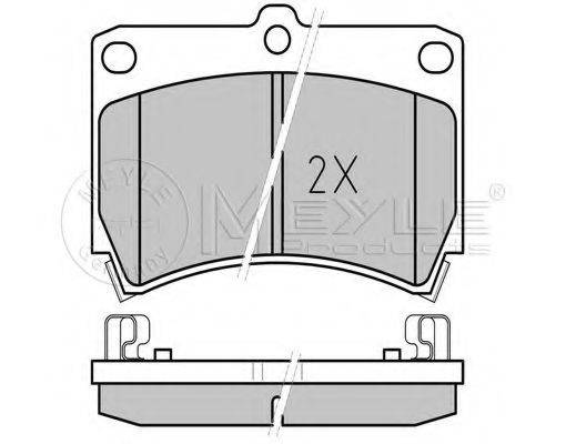 MEYLE 0252165415W Комплект тормозных колодок, дисковый тормоз