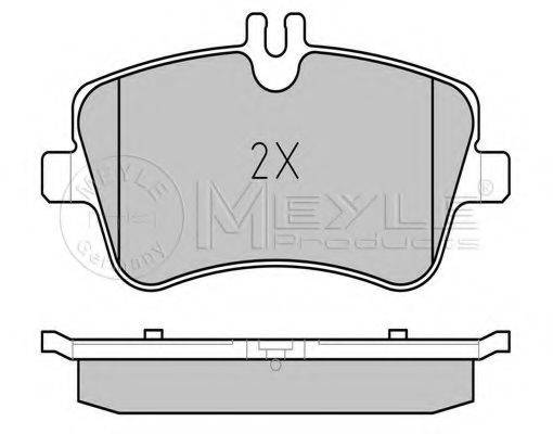 MEYLE 0252314419 Комплект тормозных колодок, дисковый тормоз