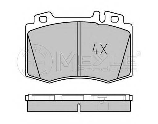 MEYLE 0252327117 Комплект тормозных колодок, дисковый тормоз