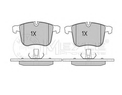 MEYLE 0252340419 Комплект тормозных колодок, дисковый тормоз