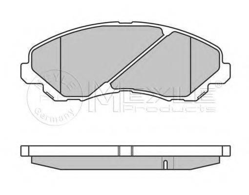 MEYLE 0252358416W Комплект тормозных колодок, дисковый тормоз