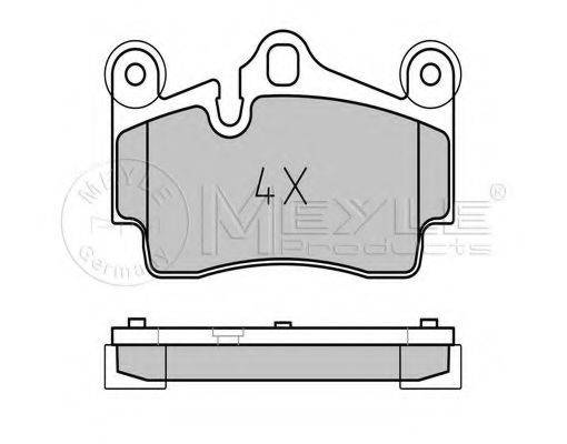 MEYLE 0252369417 Комплект тормозных колодок, дисковый тормоз